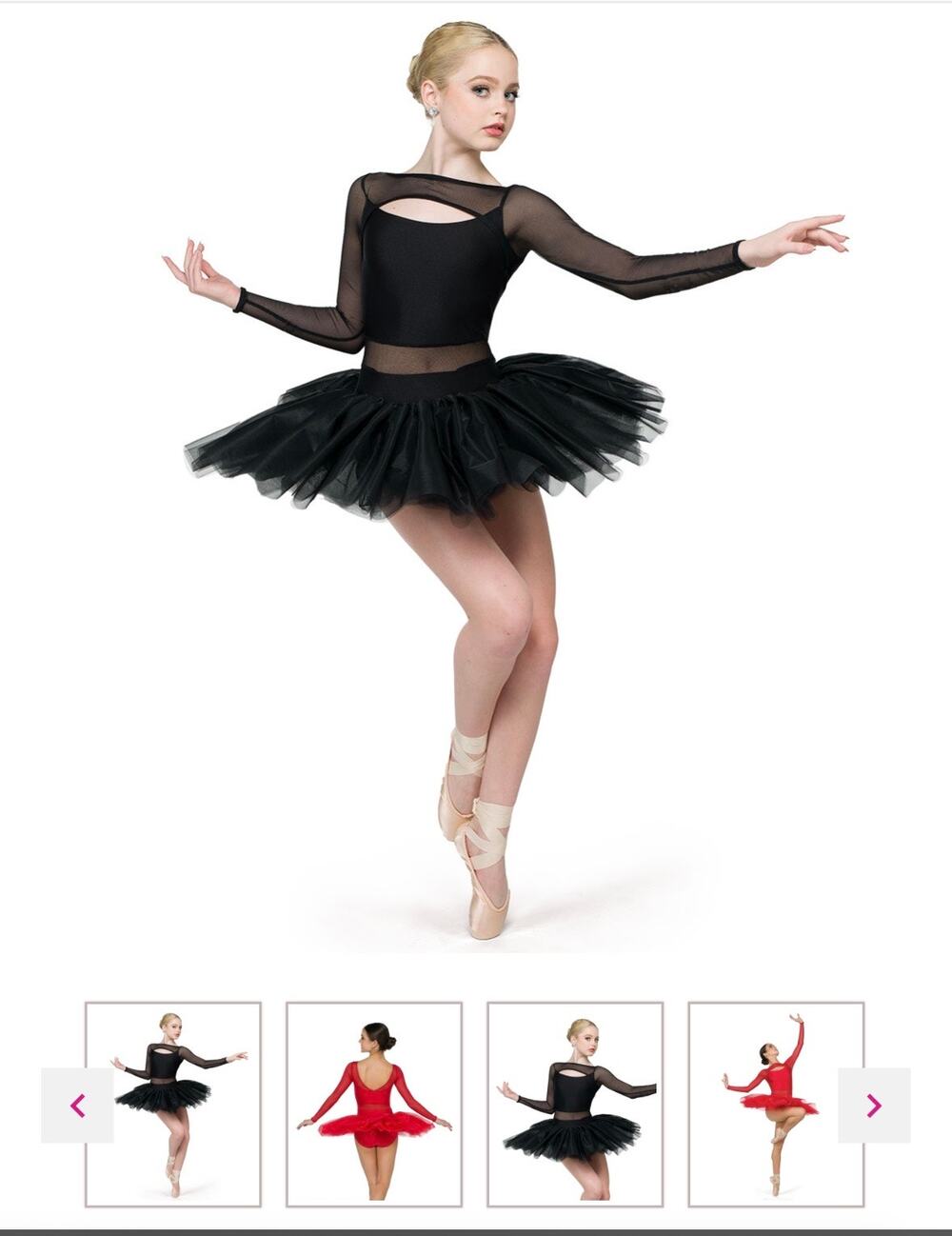 Wish come true CHARMS Black Ballet costume